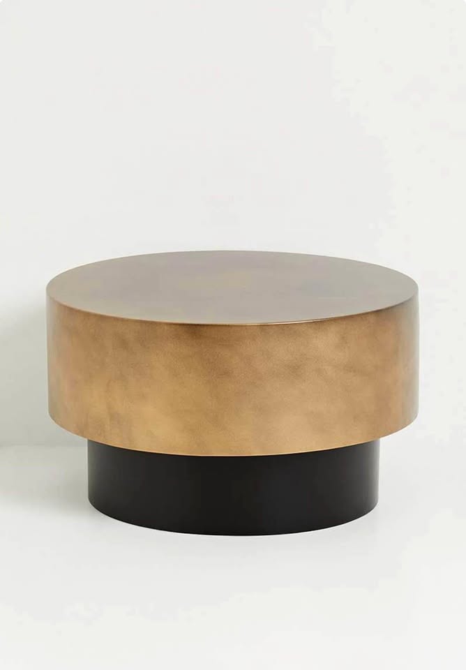 Hugo Iron Coffee Table - Brass