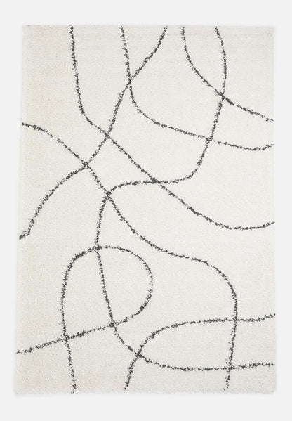 Gipsy Shaggy Rug - Swirl Cream - 200 x 300