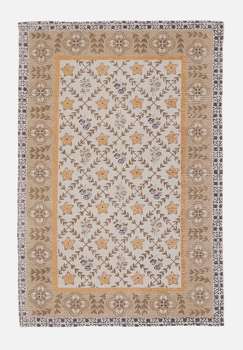 Bloom Printed Rug - Sunshine - 160 x 230