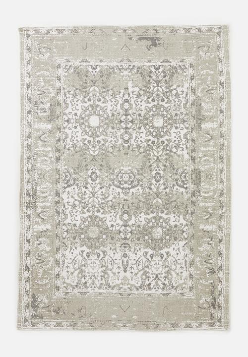Antique Printed Rug Grey - 160 x 230