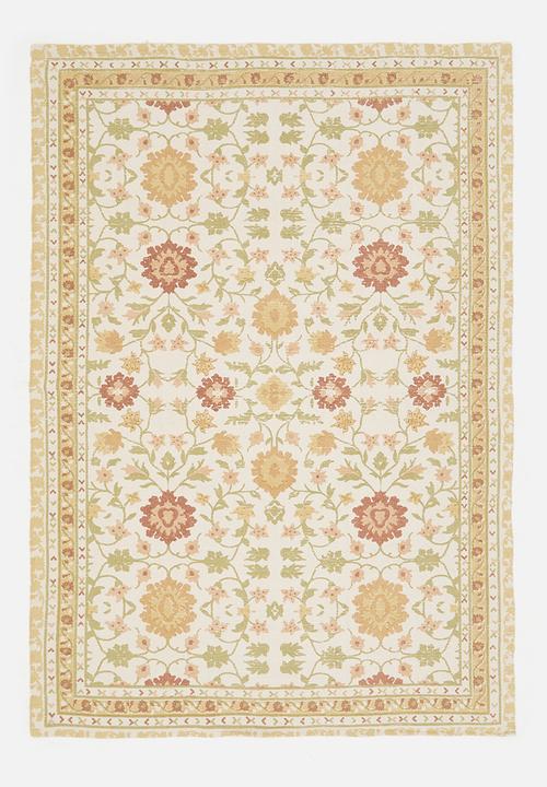 Autumn Floral Cotton Rug Multi - 200x 300