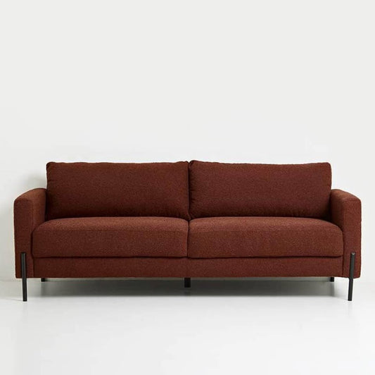 Hadley 3 Seater Sofa-Rust Couch