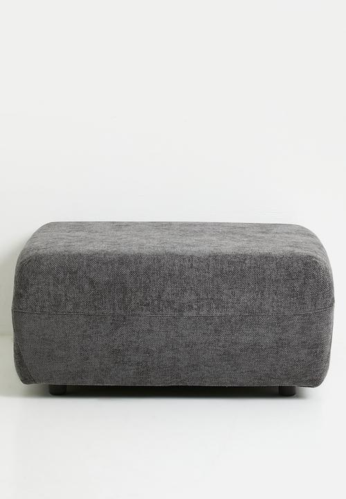 Rani modular ottoman - Charcoal