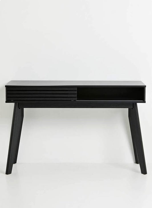 Slatted Desk-Black