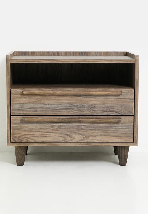 Lisbon 2 Drawer Pedestal - Natural