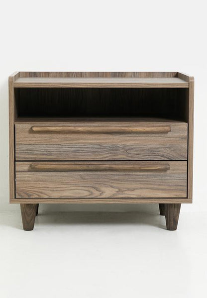 Lisbon 2 Drawer Pedestal - Natural