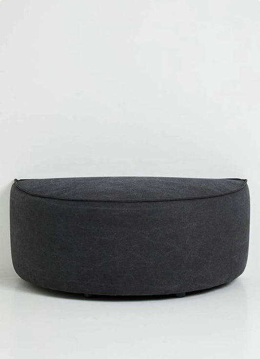 Zola Ottoman Semi Circle - Capri Graphite