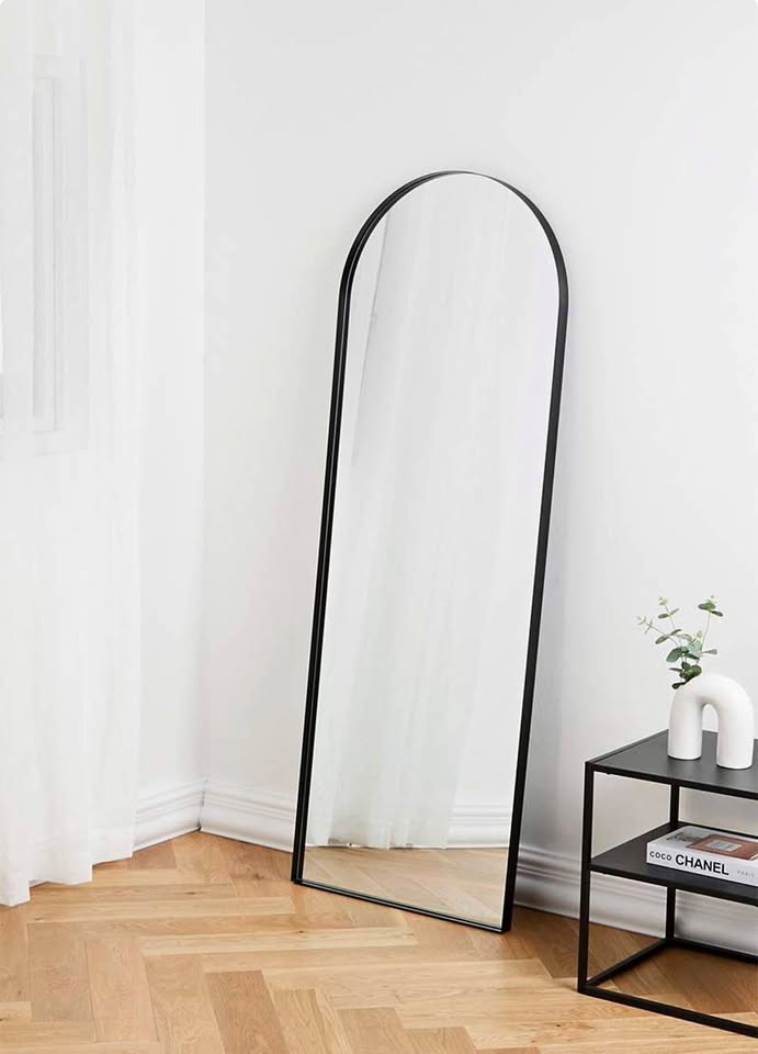 Brand new Full length Black Arch Mirror