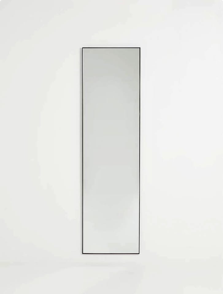 Rectangle Full Length Mirror - Black