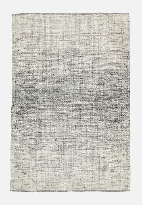 Textured Cotton Rug Grey - 200 x 300