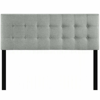 Ariella Tufted Headboard - Grey - Queen