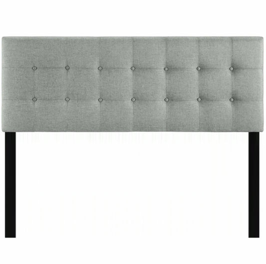 Ariella Tufted Headboard - Grey - Queen