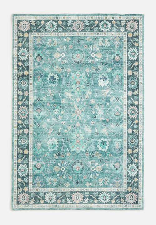 Rio Plush Rug - Blue - 120 x 180