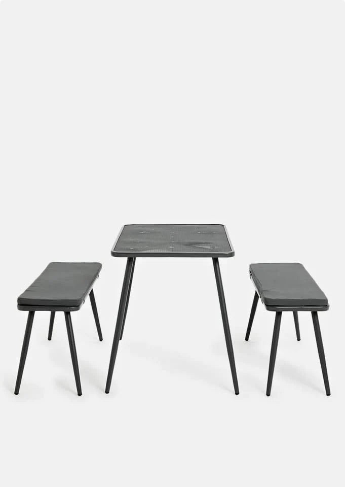 Alpa Outdoor Furniture Set - Black