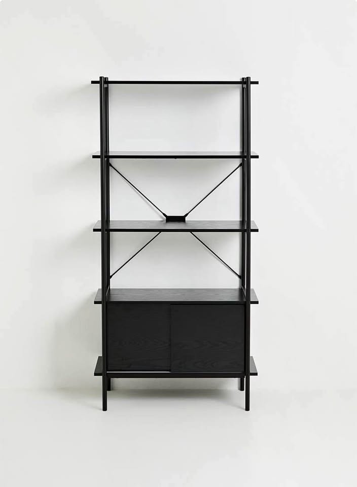 Marlo Bookshelf - Black