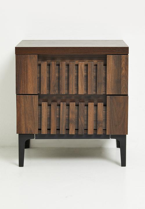 Giselle Bedside Table - Walnut