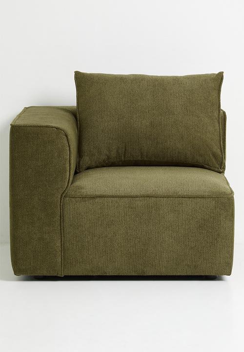 Gravity corner wedge modular -green