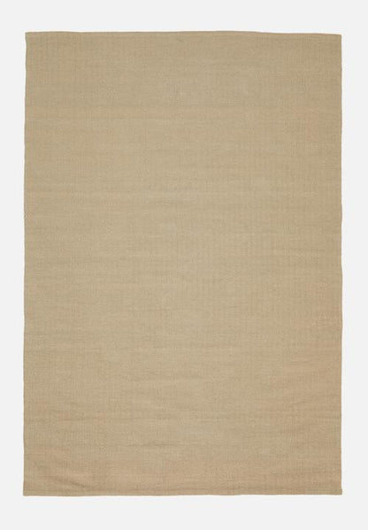 Textured Cotton Rug - Olive 200 x 300