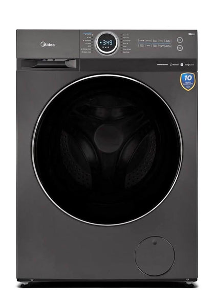 Midea 9kg Titanium Front Loader Steam Washing Machine - 9kg
