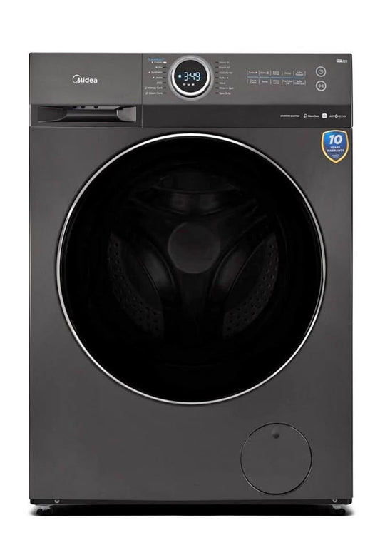 Midea 9kg Titanium Front Loader Steam Washing Machine - 9kg