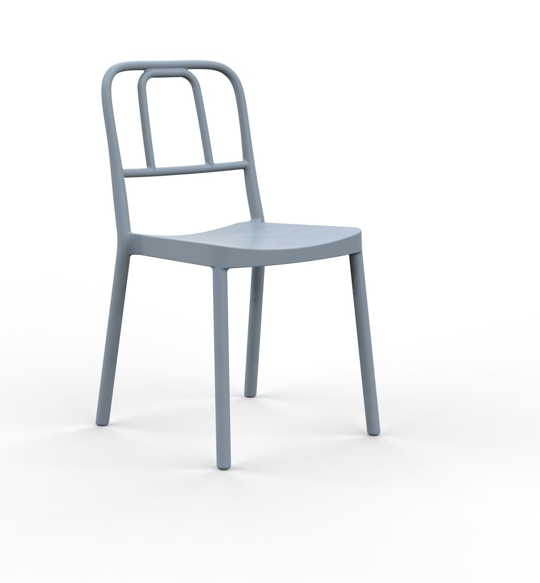 George Mason - Stylish Bistro 3 Piece Patio Set - Pale Grey