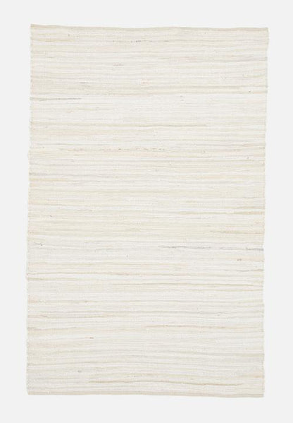 Recycled Chindi Rug- Plain Cream Multi - 200 x 300
