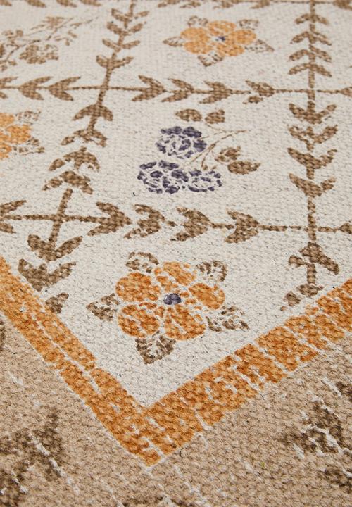 Bloom Printed Rug - Sunshine - 160 x 230