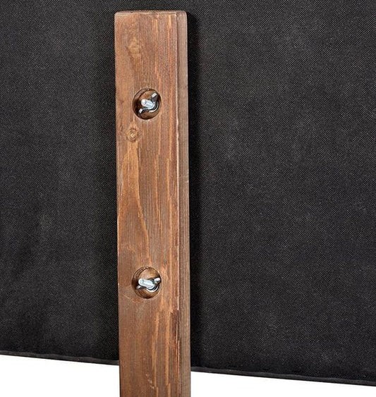 StrohBerry - Lincoln Panel Headboard - Velvet - Sand - Multiple Sizes - Sand - King