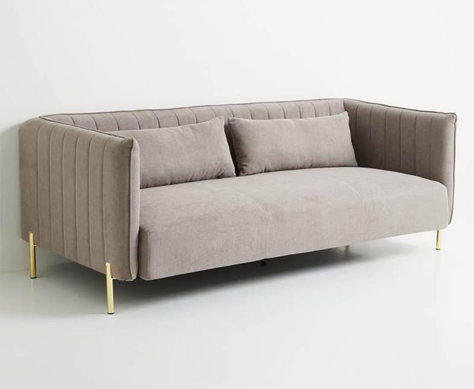 Riley 3 Seater Sofa-Natural Couch
