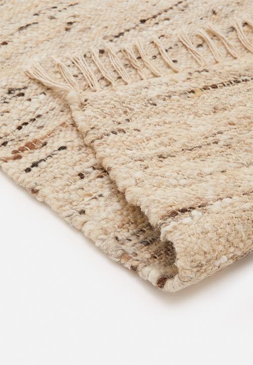 Hadley Wool Blend Rug Ivory Fleck - 160 x 230
