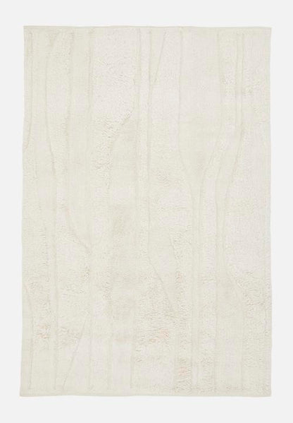 Tufted Wool Blend Rug - Natural - 200 x 300