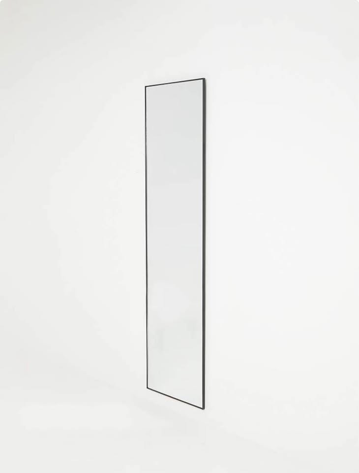 Rectangle Full Length Mirror - Black