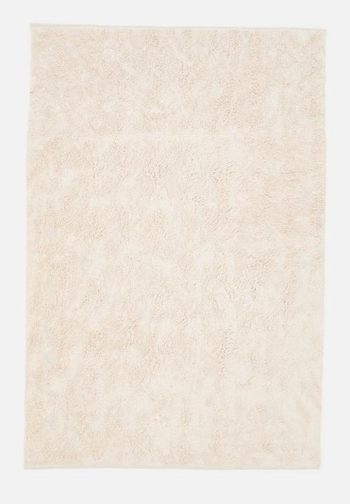 Tufted Cotton Rug- Ivory - 200 x 300