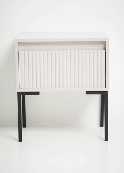 Harmony Bedside Table - Cotton