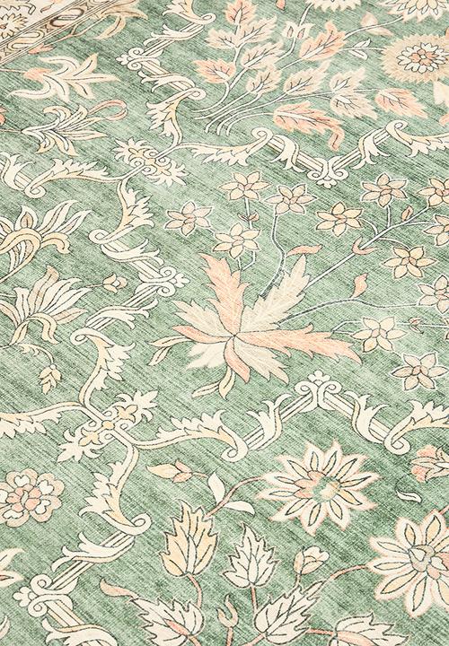 Labyrinth Floral Rug Sage - 160 x 230