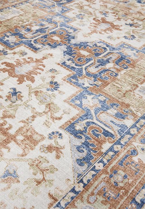 Brisbane Antique Rug Rust & Blue - 160 x 230