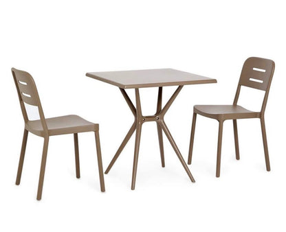 George Mason Classic Patio Bistro Set - Coffee