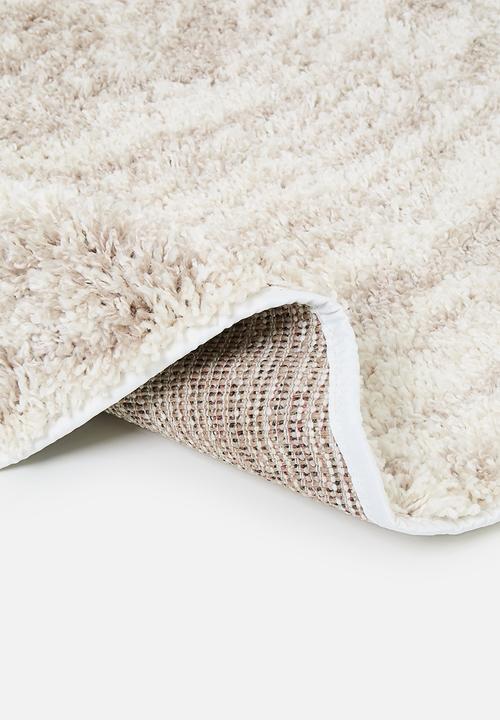 Shaggy Circle Rug Natural