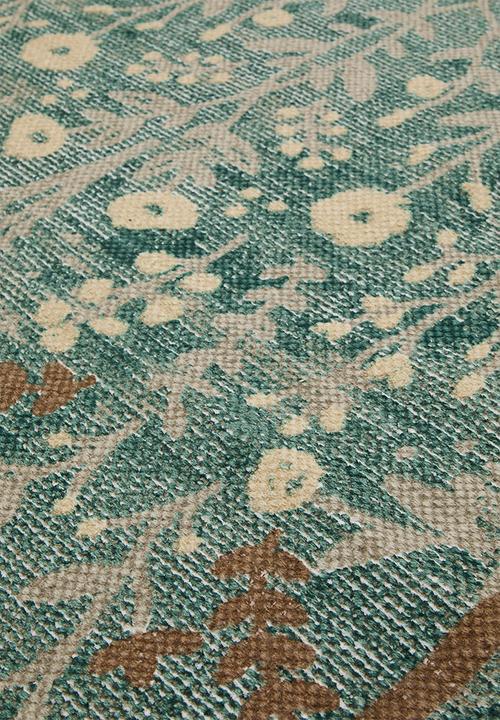 Floral Antique Printed Rug Fatigue - 200 x 300