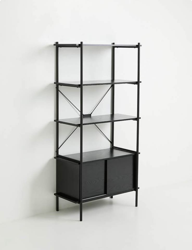 Marlo Bookshelf - Black