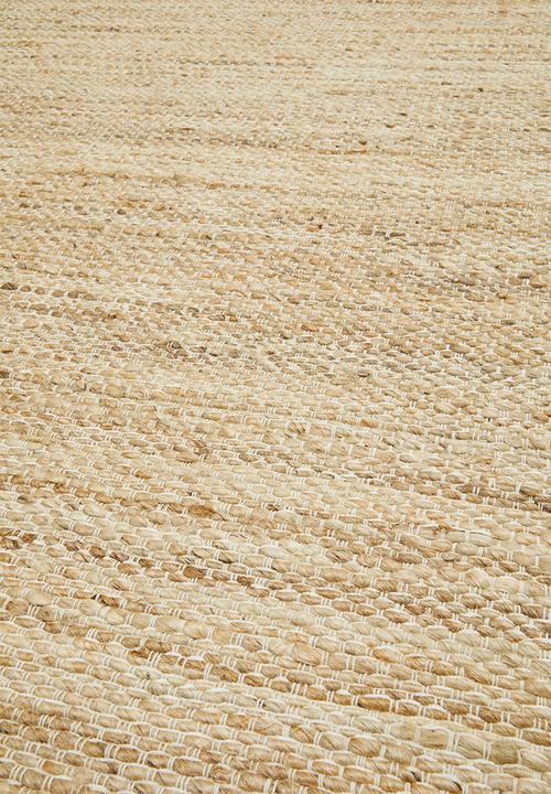Jute and Chenille Blend Rug Natural 300 x 400