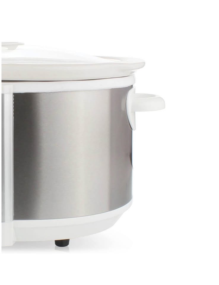 Taurus - 6.5 Litre Lento Cuina Digital Slow Cooker - White