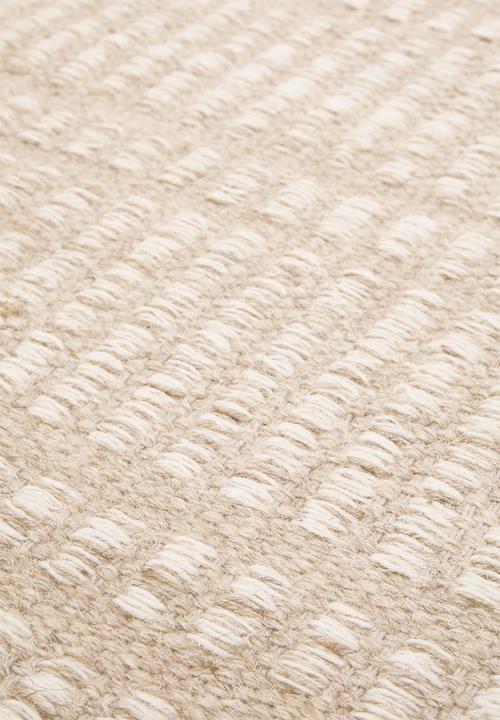 Handwoven Pet Wool Rug- Beige - 300 x 400