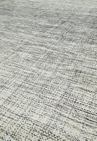 Textured Cotton Rug Grey - 200 x 300