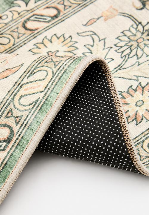 Labyrinth Floral Rug Sage - 160 x 230