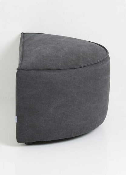 Zola Ottoman Semi Circle - Capri Graphite