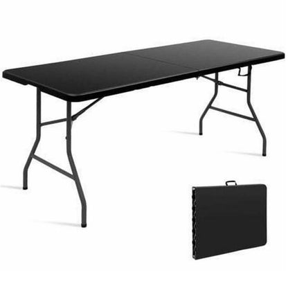 Camping Folding Table 1800mm Black