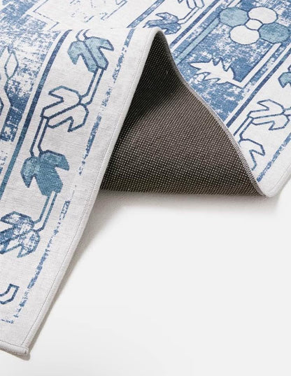 Savanah aztec printed rug - blue - 200 x 300