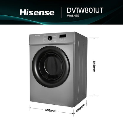 Hisense 8Kg Air Vented Tumble Dryer with LED Display -Titanium Grey