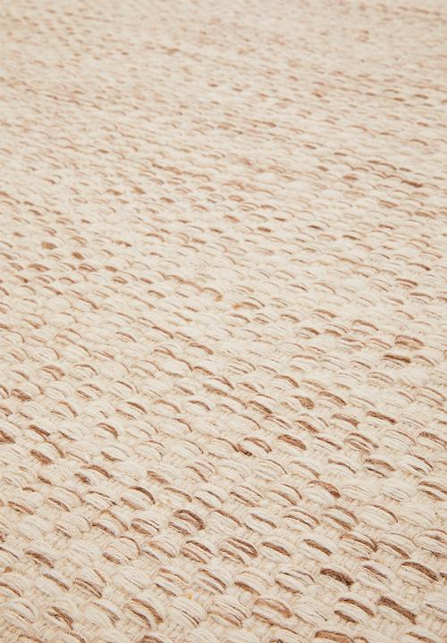 KAISER Wool & Cotton Blend rug Natural - 200 x 300